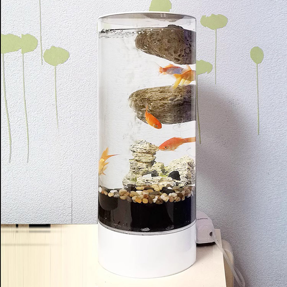Cylinder Acrylic Aquarium Tower with Planter – 20L - Unique Fishtanks  Australia